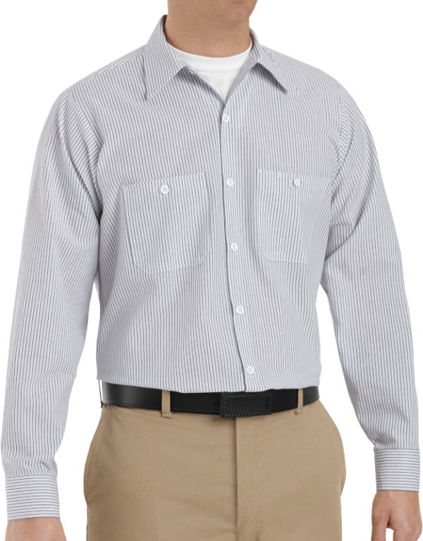 Industrial Stripe Work Shirt