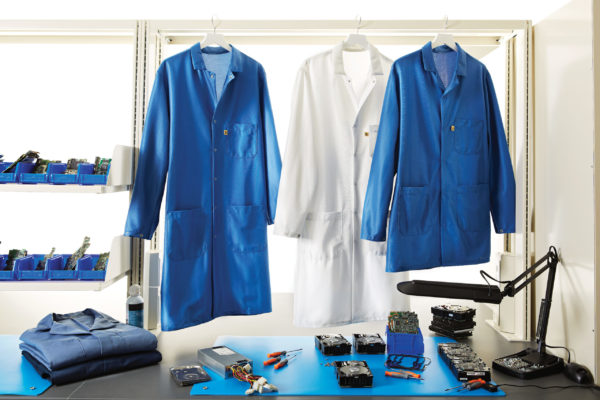 Unisex ESD Short Lab Coat - Image 2