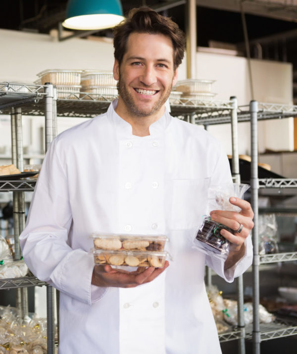 10 Pearl Button Chef Coat - Image 2